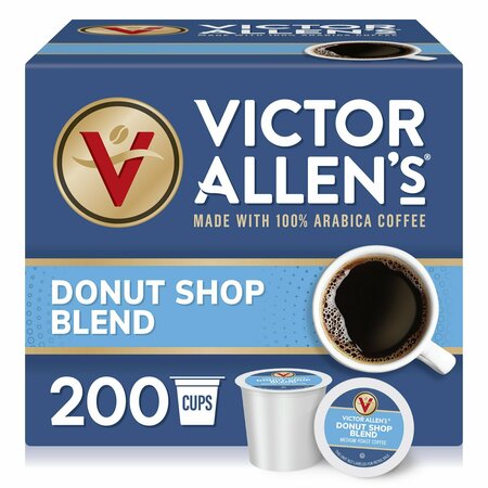 Victor Allen Donut Shop Coffee Single Serve Cup, PK200 FG014637RV